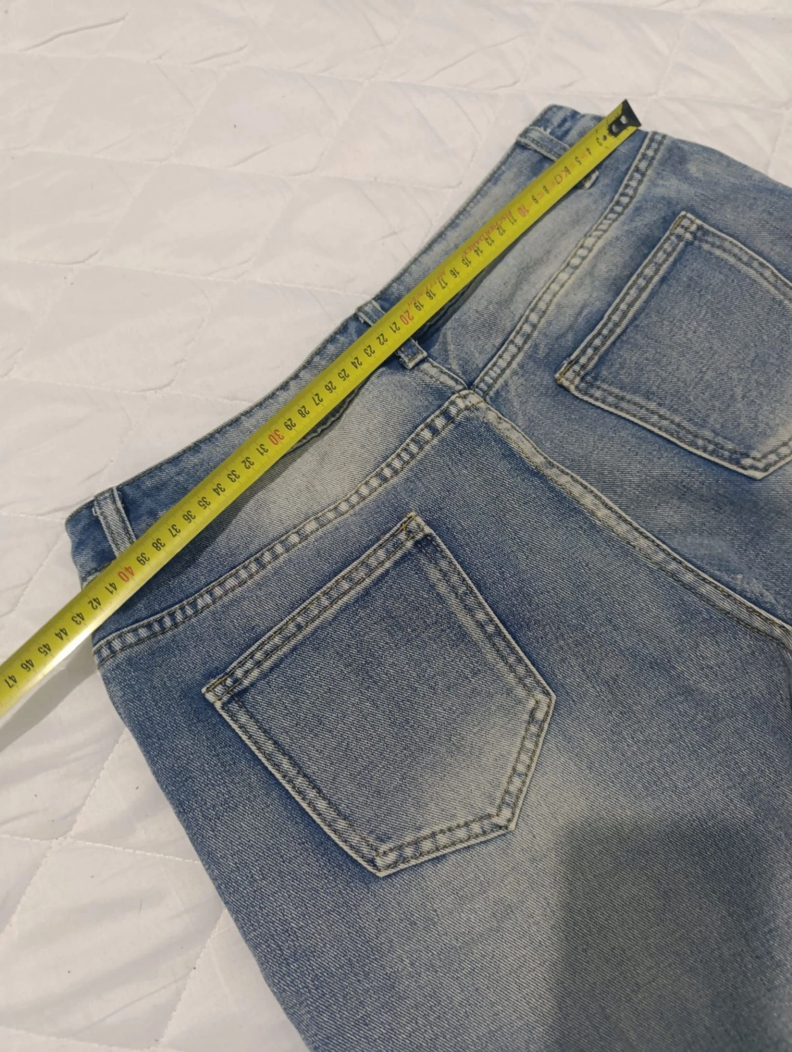 Jeans Short bermudas largas até o joelho tamanho M – photo 8